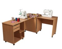 Стол для швейной машины и оверлока Комфорт-8